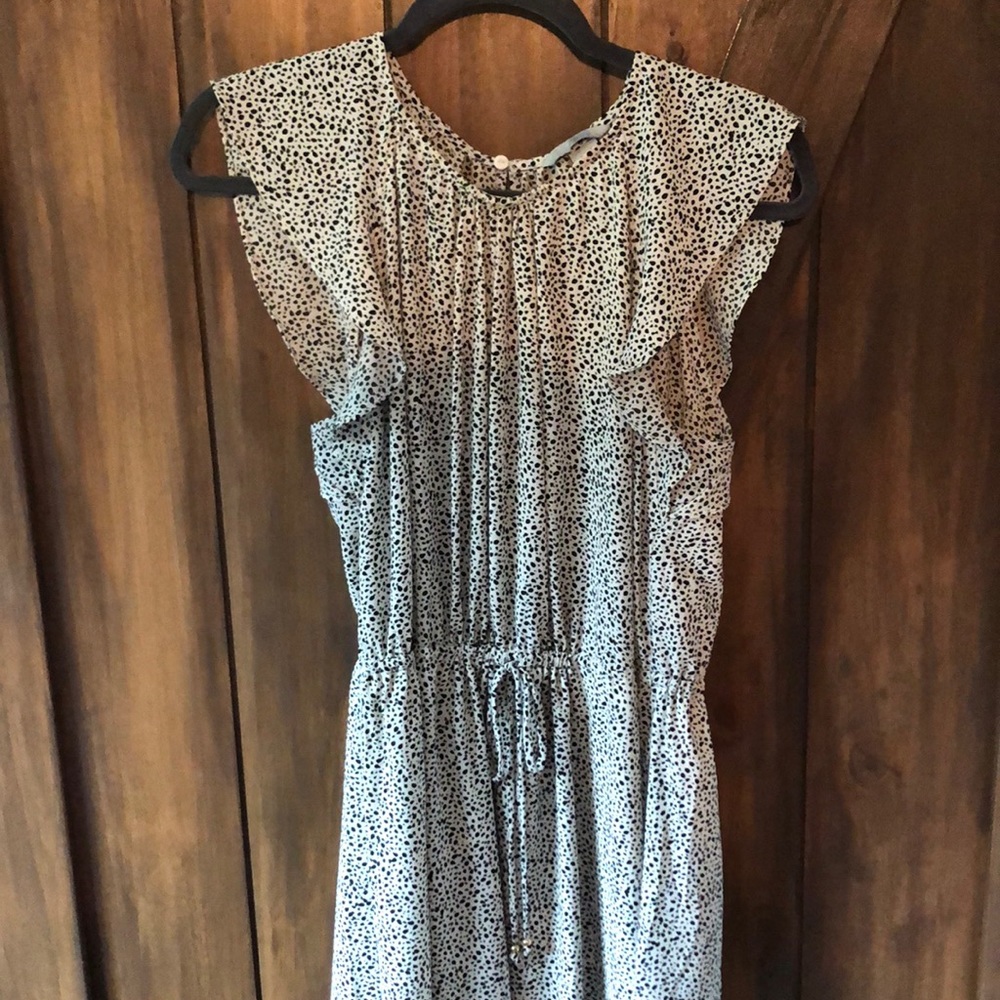 H&M Flutter Sleeve Drawstring Dress - image 1